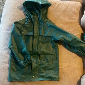 Boys Columbia rain jacket set